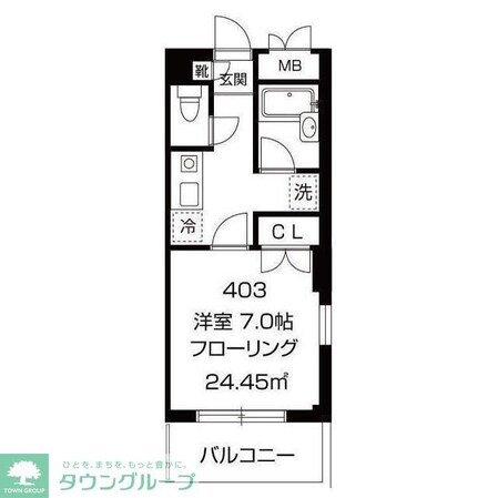 アメニティ三軒茶屋の物件間取画像
